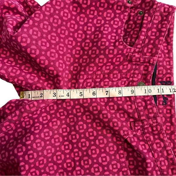 Boden Skinny Corduroy Floral Pink Pants Jeans 4P - Picture 5 of 12